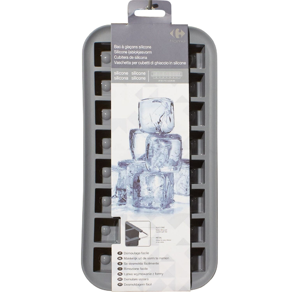 CARREFOUR Forma de gelo flexível HOME 1 unidade