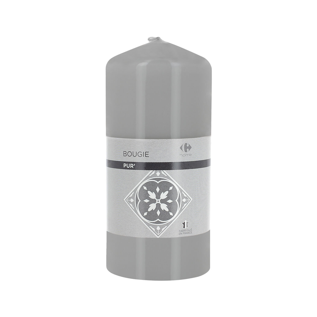 CARREFOUR Candle 78h 250mm grey