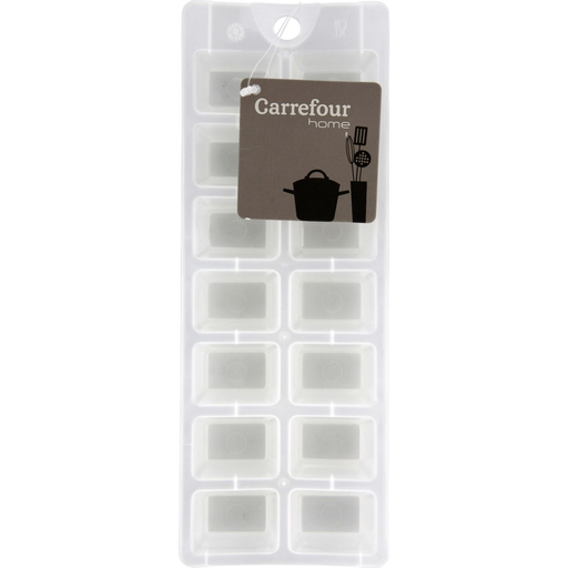 [3616181013578] CARREFOUR Forma de gelo poliestireno HOME lote de 2