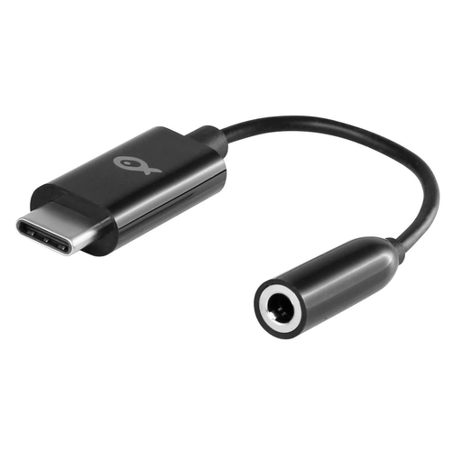 [3616181035327] POSS Adaptador USB C a Jack 3.5mm PSCJ1BK Negro l'adaptateur