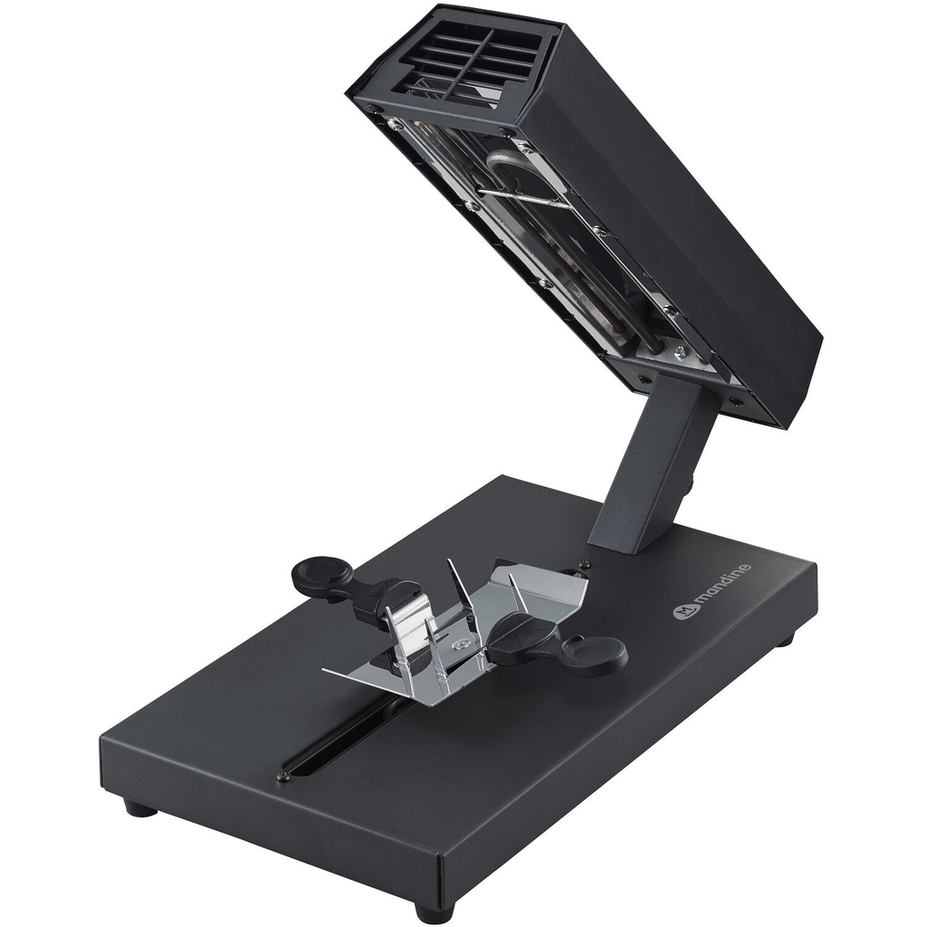 MANDINE Aparato de raclette tradicional MCM01-18 Negro la raclette