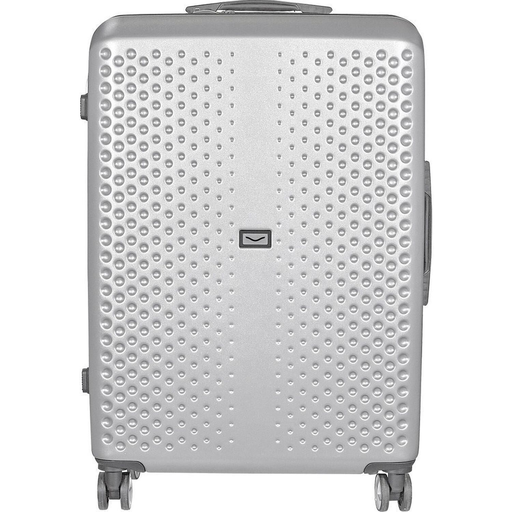 [3616181071325] CARREFOUR Dots Suitcase 4 wheels 74cm grey