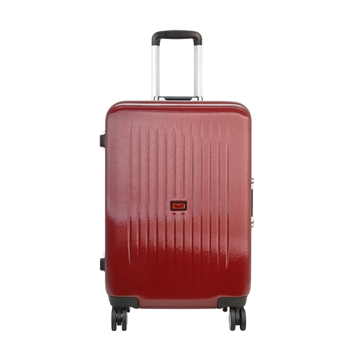 [3616181071608] CARREFOUR Mala Rígida ABS M 67cm Bordéus 4 Rodas Pc Lines la valise