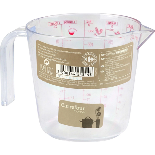 [3616181088903] CARREFOUR Pichet doseur HOME 0,5 L