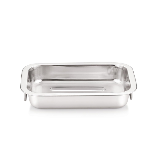 [3616181090906] CARREFOUR Plat à Inox Rectangulaire 25x19cm Essential HOME