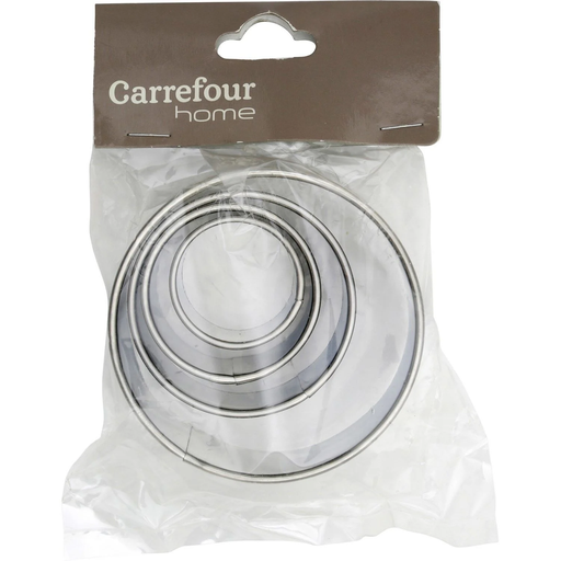 [3616181103026] CARREFOUR Cortadores de Massa HOME pacote de 4