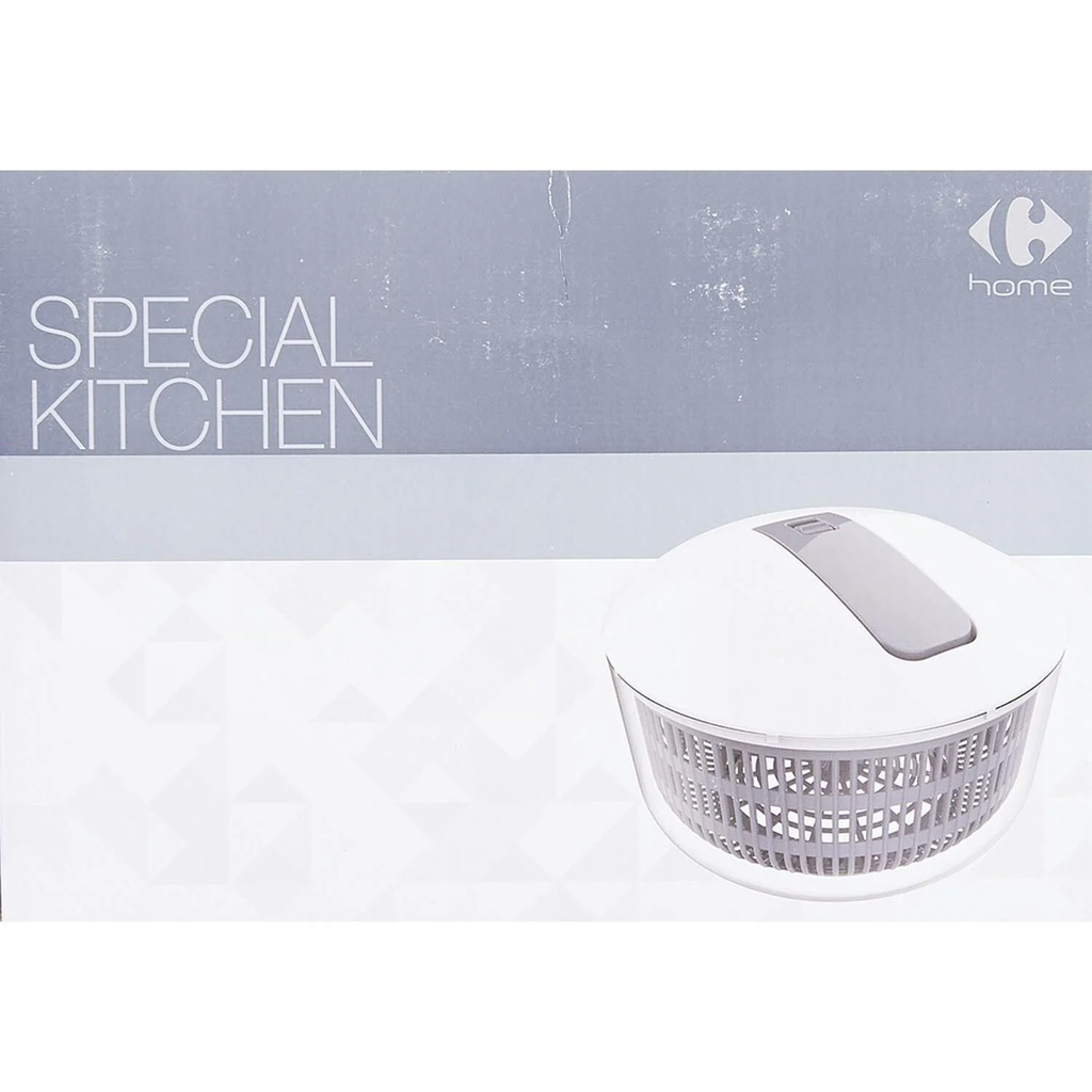 CARREFOUR Centrifugadora de salada com pega, verde HOME l'essoreuse
