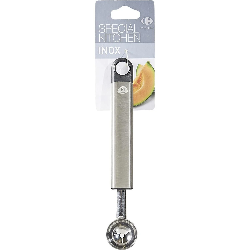 CARREFOUR Sacabolas de melón en acero inoxidable HOME, la cuchara
