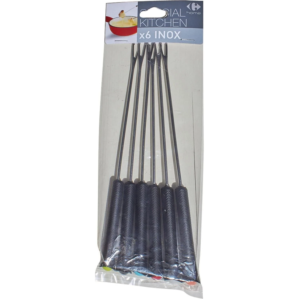 CARREFOUR Fondue Fork x6 HOME