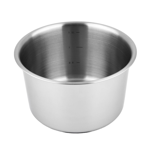 [3616181196776] CARREFOUR 16cm Stainless Steel Saucepan Uncoated All Hobs Including Induction Pratik HOME