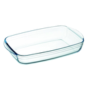 CARREFOUR Fuente de Vidrio Rectangular 32x20cm Everyday HOME