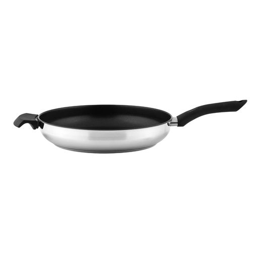 [3616181586324] CARREFOUR Frying Pan 32cm Stainless Steel Non-Stick Coating All Hobs Including Induction Very Day HOME