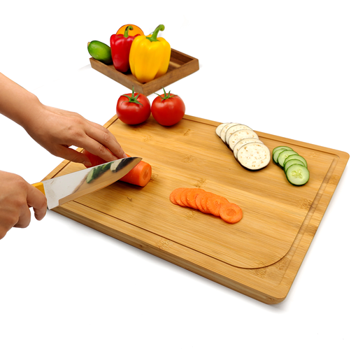 [3616181908430] CARREFOUR Bamboo Cutting Board 45x30cm Size L HOME 1 unit