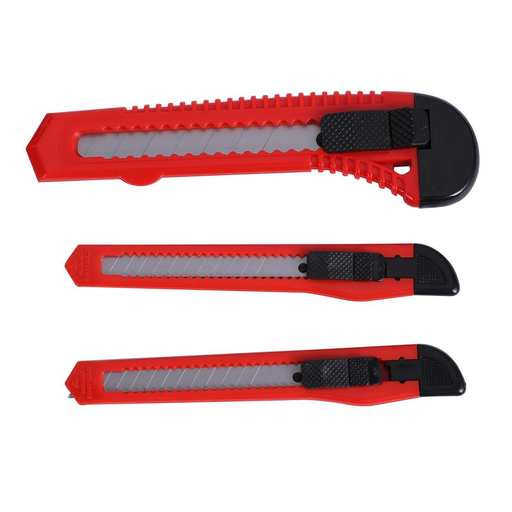 [3616181923112] Cutter x3 9 and 18mm set of 3 cutters