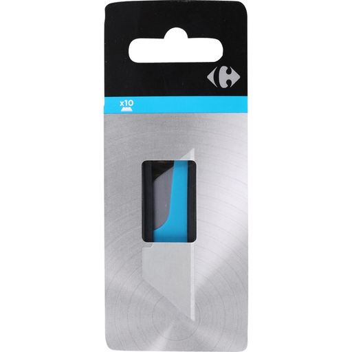 [3616181923204] CARREFOUR Set 10 trapezoid blades le set