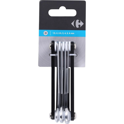[3616181923303] CARREFOUR Conjunto de chaves sextavadas x7 set de 7