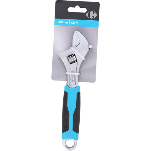 [3616181925796] CARREFOUR Adjustable Wrench Reversible Head 200mm