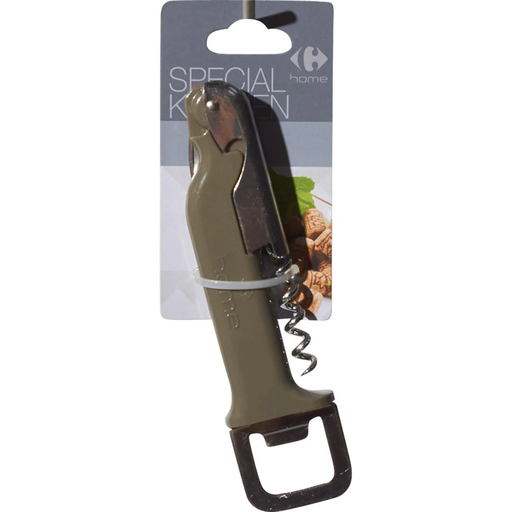 [3616181926229] CARREFOUR Sacacorchos doble palanca HOME le tire bouchon