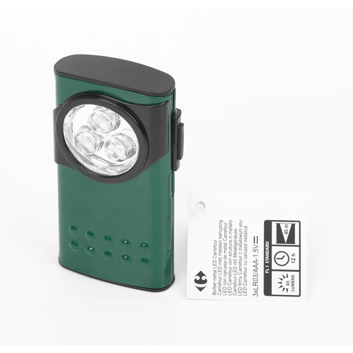 [3616181942496] CARREFOUR Linterna LED de metal 1 unidad