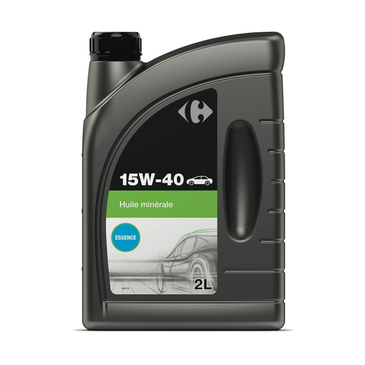 [3616182373671] CARREFOUR Huile moteur 15W40 ESSENCE 2 L