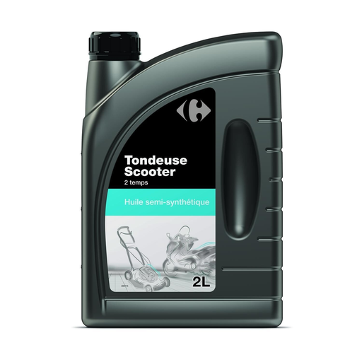 [3616182373701] CARREFOUR Huile moteur 2 temps semi-synthétique 2 L