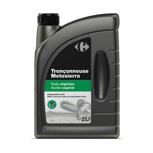 [3616182378577] CARREFOUR Huile moteur végétale tronçonneuse 2 L