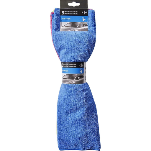 [3616182492655] CARREFOUR Microfibre 35x40cm pack of 5