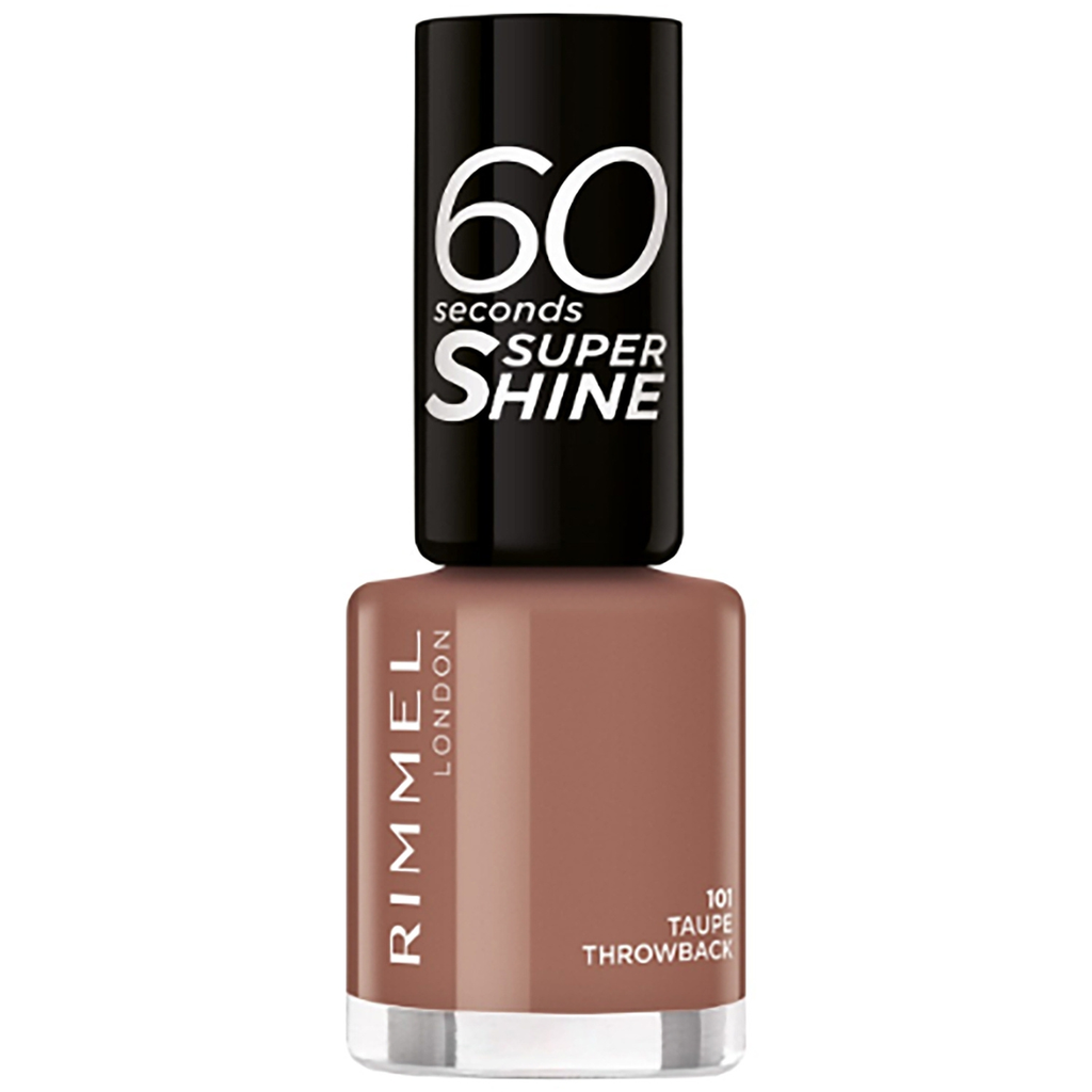 RIMMEL Esmalte de Uñas 60 Seconds Super Shine 101 Taupe Throwback 8 ml