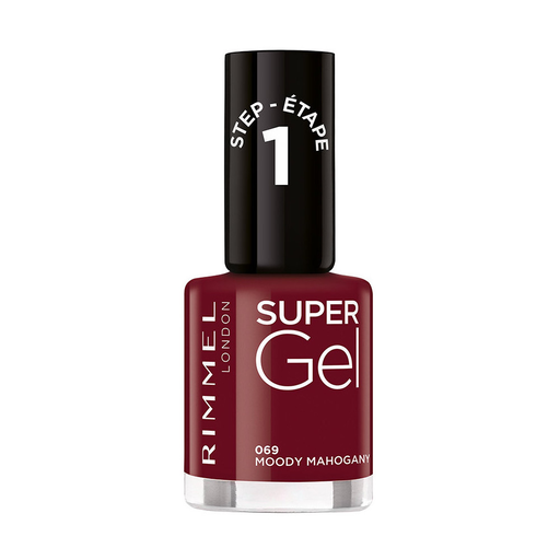 [3616301281542] RIMMEL Verniz de Unhas Super Gel 69 Moody Mahogany