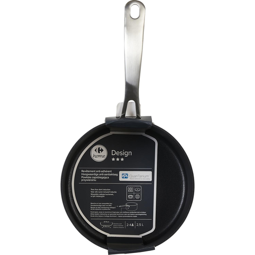 [3616473052643] CARREFOUR Casserole 18cm Aluminium Non-Stick Coating All Hobs Including Induction Forged HOME