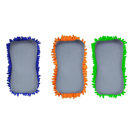 [3616473059536] CARREFOUR Microfiber Sponge double-sided 22x12x5cm