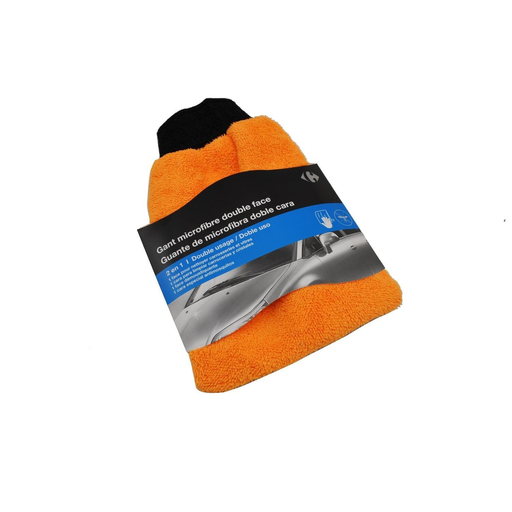 [3616473073679] CARREFOUR Guante de microfibra doble cara 26x17cm