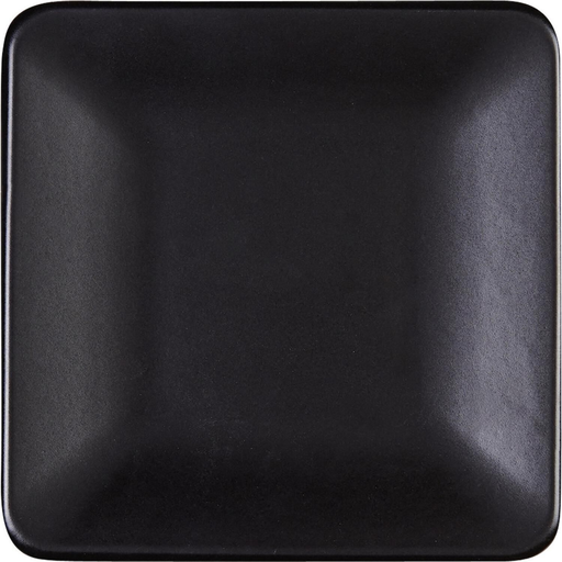 [3616473100047] CARREFOUR Dessert plate 20cm black earthenware HOME l'assiette