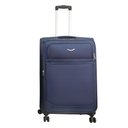 CARREFOUR Valise souple smart bleu 77cm