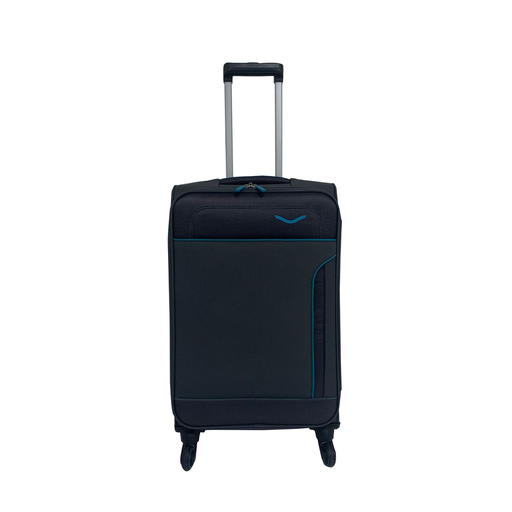 [3616473132062] CARREFOUR Soft Suitcase L 74cm Grey 4 Wheels Chill 1 unit