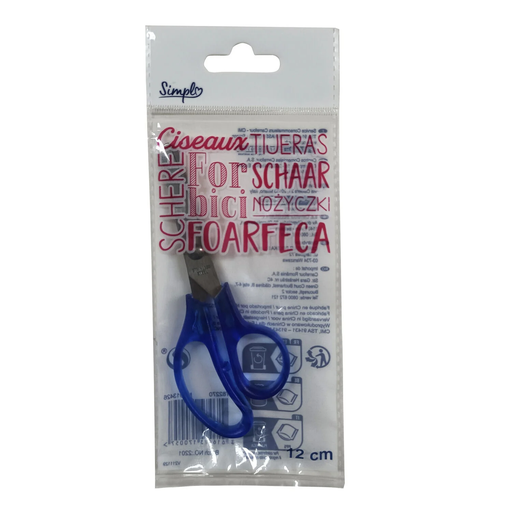 [3616473170057] SIMPL Tijeras 12cm puntas redondas por par