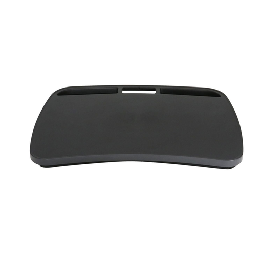[3616473171368] CARREFOUR Laptop knee support grey and black le genou laptop plastique