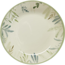 CARREFOUR Deep plate 22cm green foliage pattern 1 unit