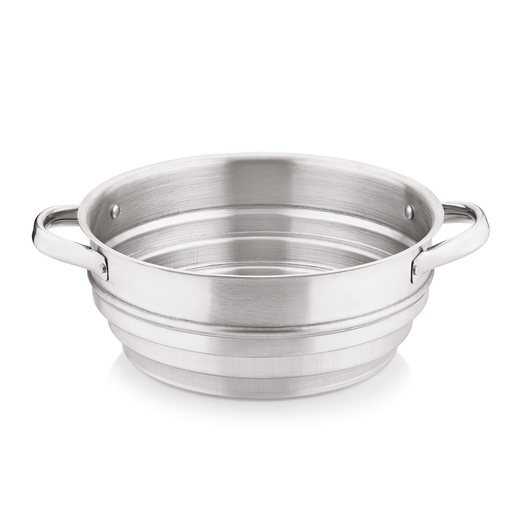 [3616473668950] CARREFOUR Stainless Steel Steamer Basket Multi-size 22/24/26cm