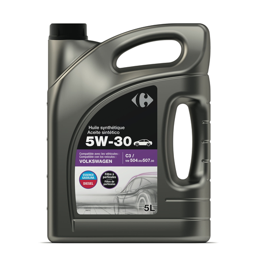 [3616473692979] CARREFOUR Huile Auto 5W30 FAP C3 Essence & Diesel 5 L