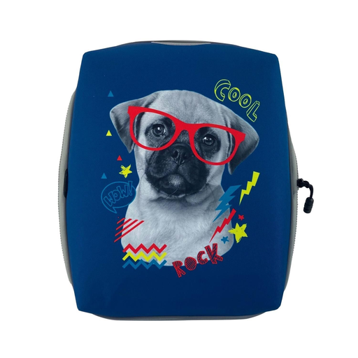 [3616473899590] CARREFOUR Backpack face Blue dog la face