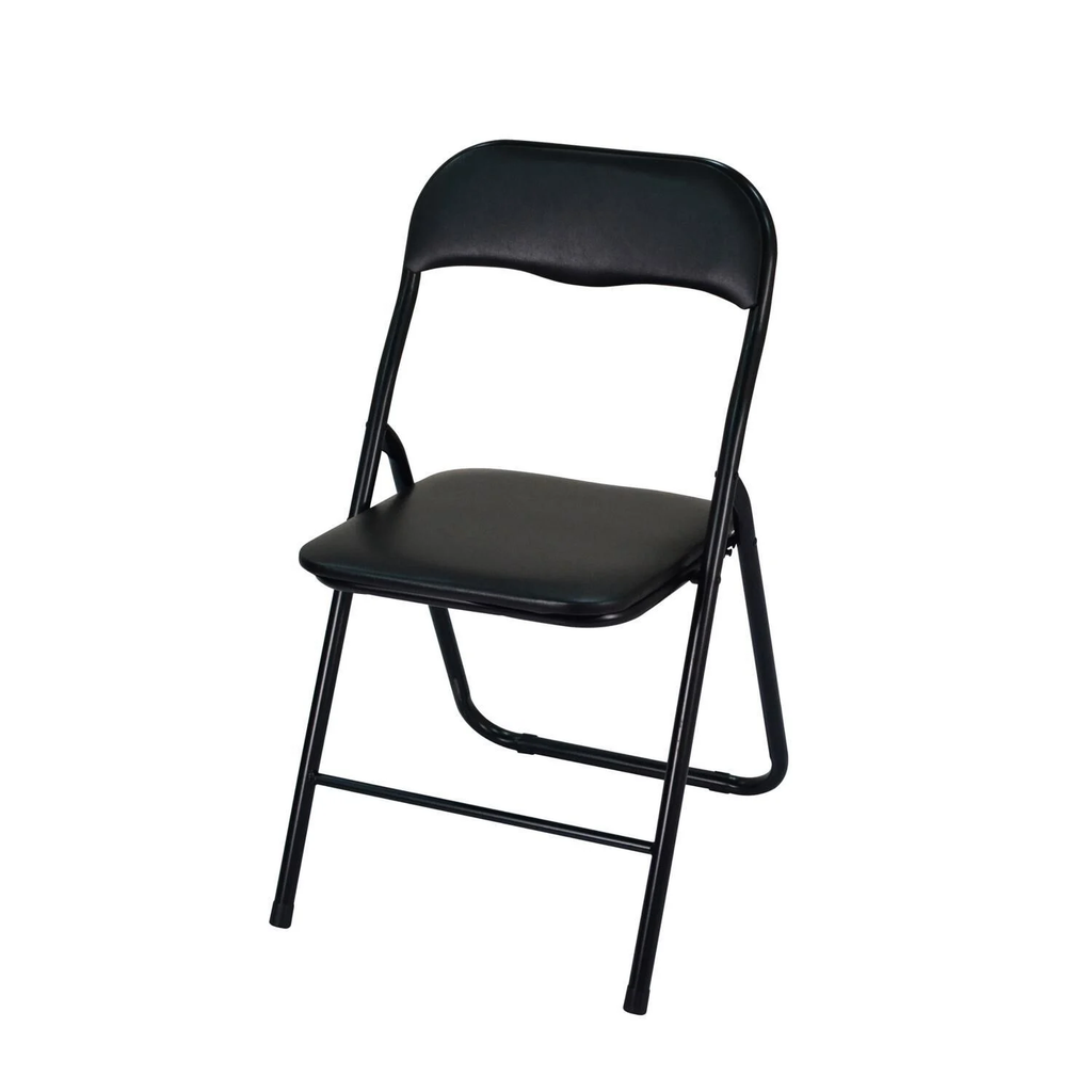 CARREFOUR Chaise pliante 44x45,7x79cm noir HOME