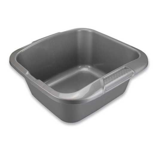 [3616474417687] CARREFOUR Bassine gris métal 10 L