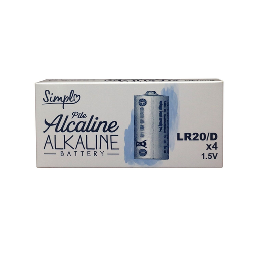 [3616474539839] SIMPL Alkaline Batteries LR20-D 1.5V pack of 4