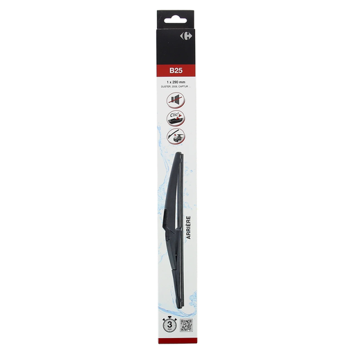 [3616474669338] CARREFOUR Balai essuie glace arrière B25 290mm