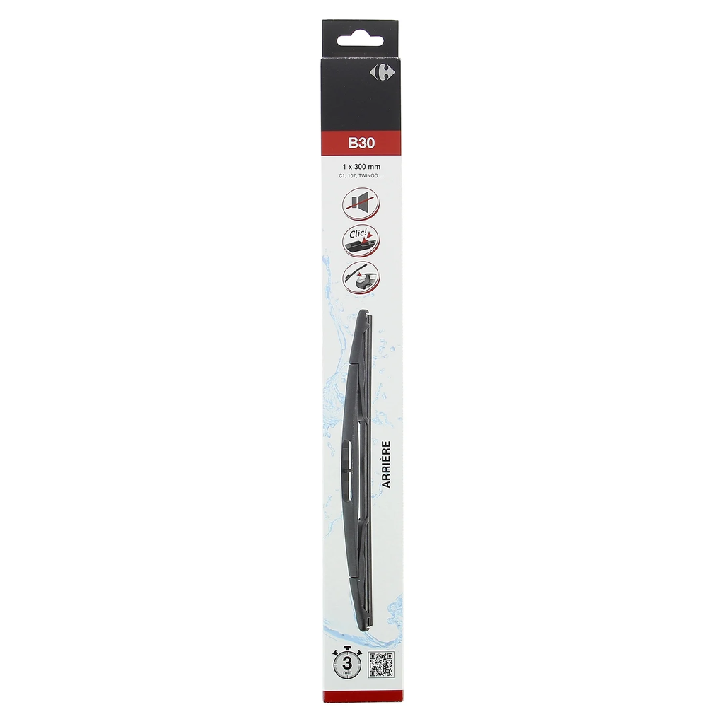 CARREFOUR Balai essuie glace arrière B30 300mm