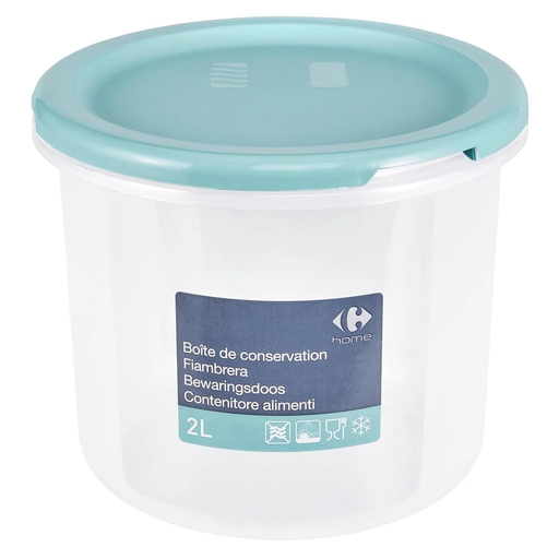 [3616474781962] CARREFOUR Round Storage Container 2 L