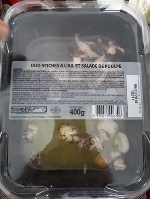 FRAIS EMBALLE Duo Seiche Ail et Poulpe 400 g
