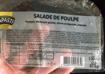 SPECIALITES DU MONDE Poulpe Méditerranéenne 1 kg