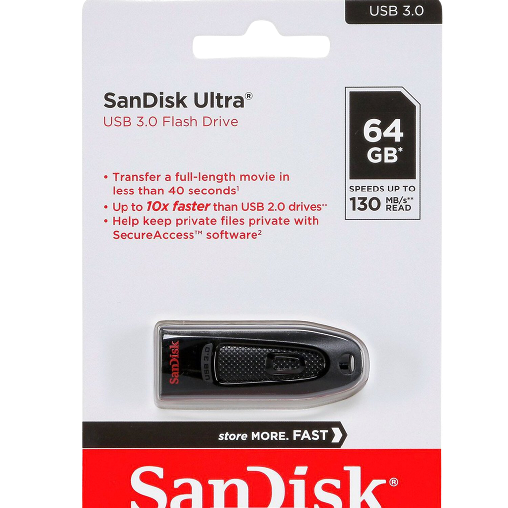 SANDISK Clé USB Cruzer Ultra 3.0 64Go